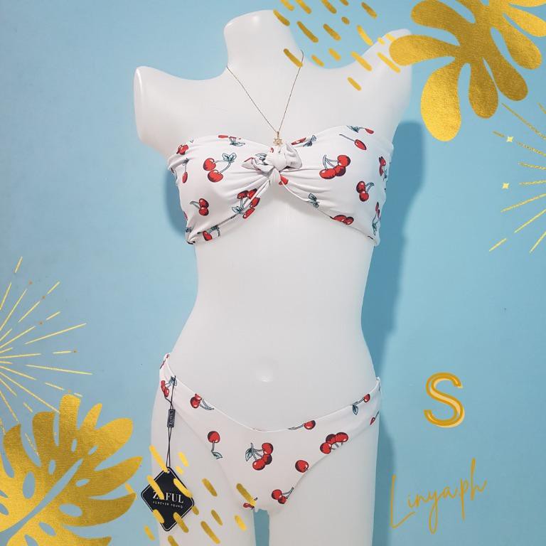 Cherry swimsuit hot sale two piece