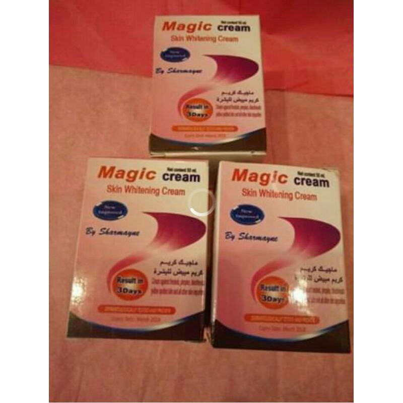 Magic Cream Skin Whitening original from saudi arabia. Shopee