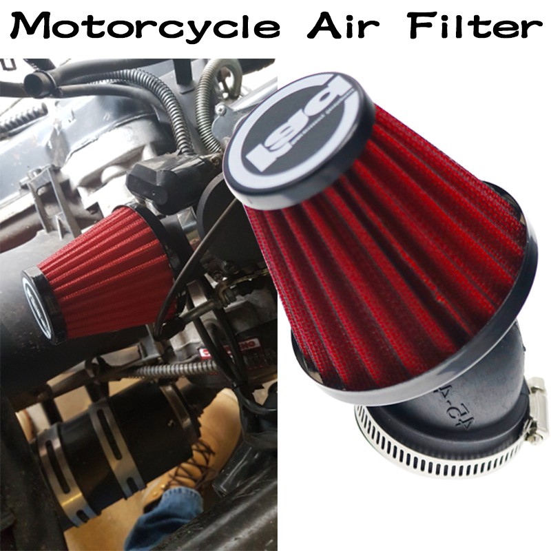 COD Motorcycle Air Filter 28mm 38mm 42mm 48mm Cleaner Clamp-on 45 ...