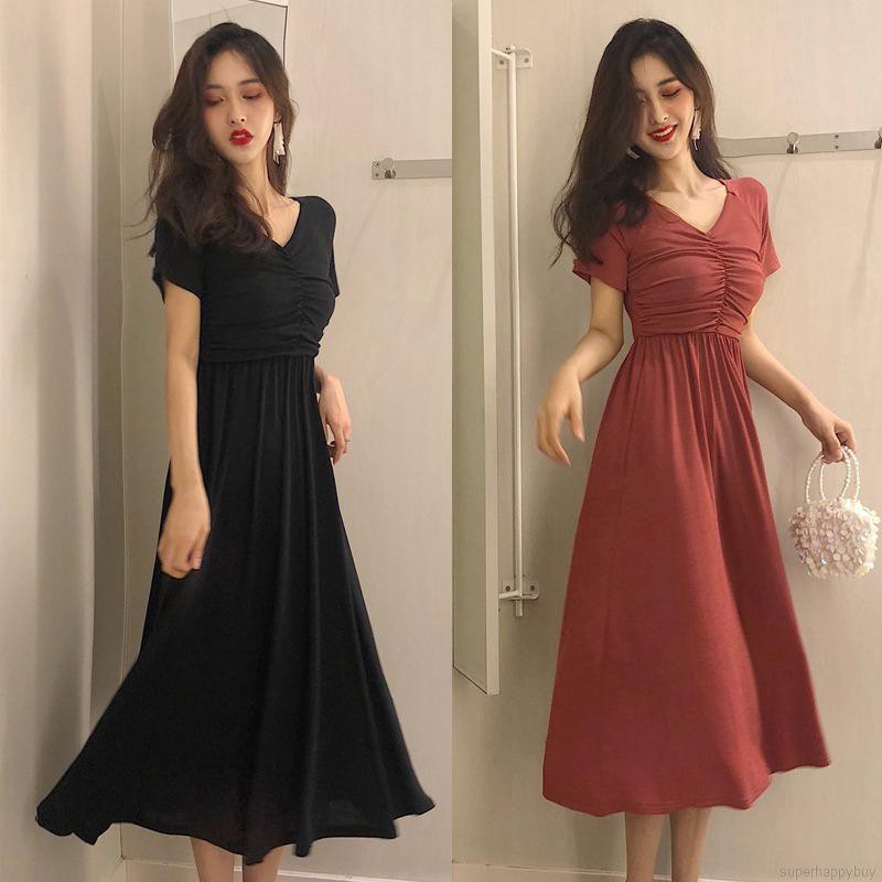 Long discount dress shopee