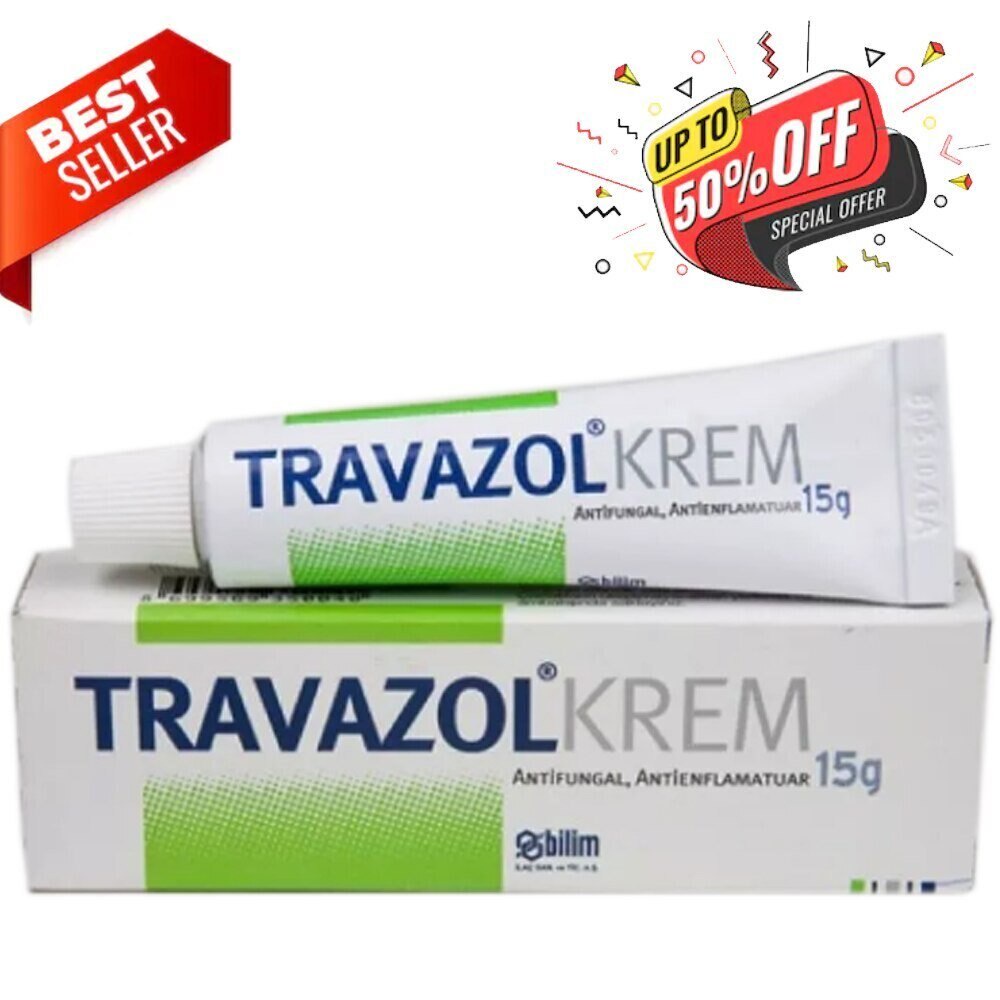 TRAVAZOL Skin Cream 15g Antifungals, Genital Itching, Rash, Fungus