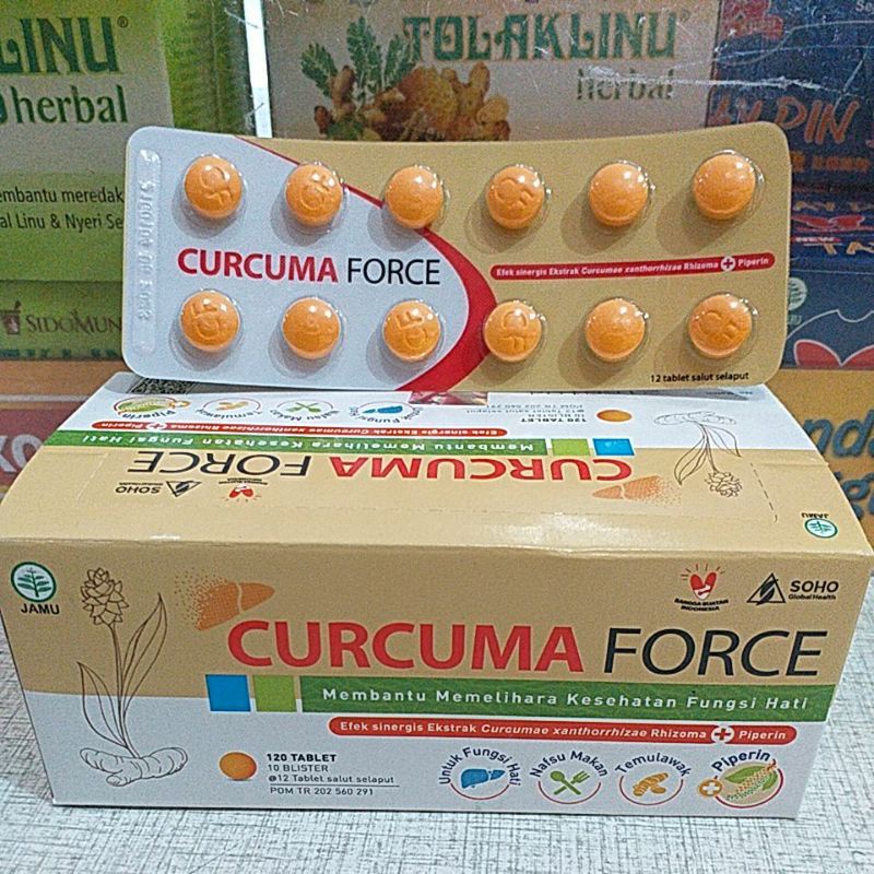 Curcuma force Contents 12 Tablets (Handmade curcuma fct) Shopee