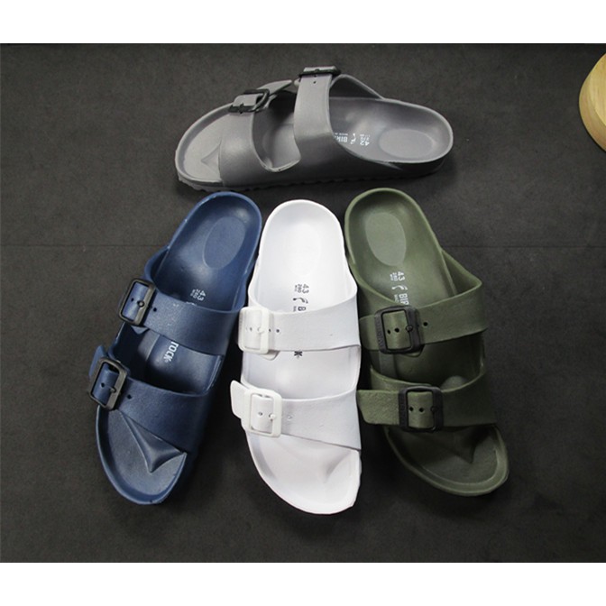 Rubber discount birkenstocks men