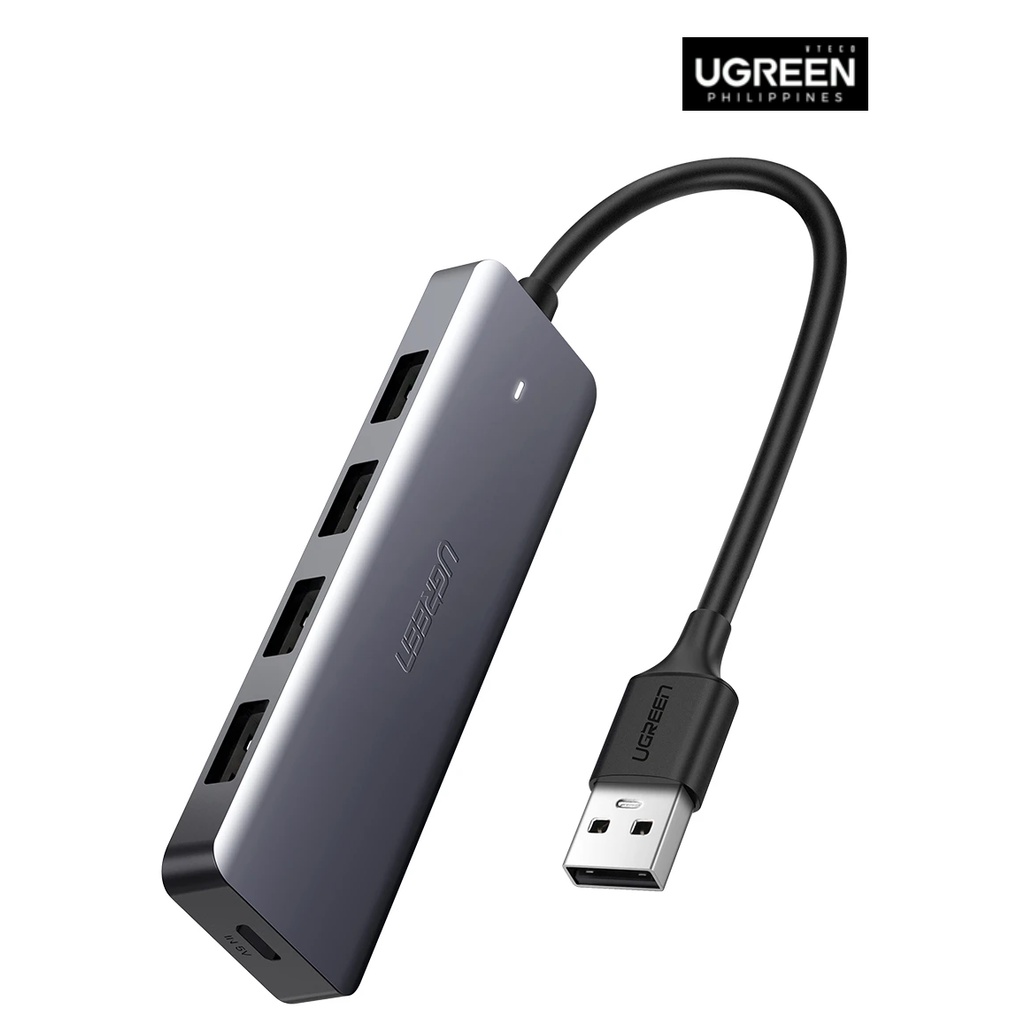 UGREEN Philippines CM219 4 Port USB 3.0 Hub Black ABS | Shopee Philippines