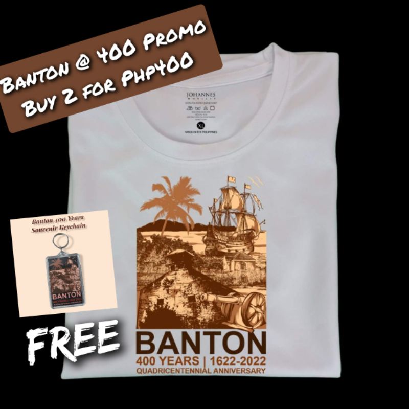 Banton Romblon Souvenir Shirt Dri Fit White Philippine Souvenir Buy