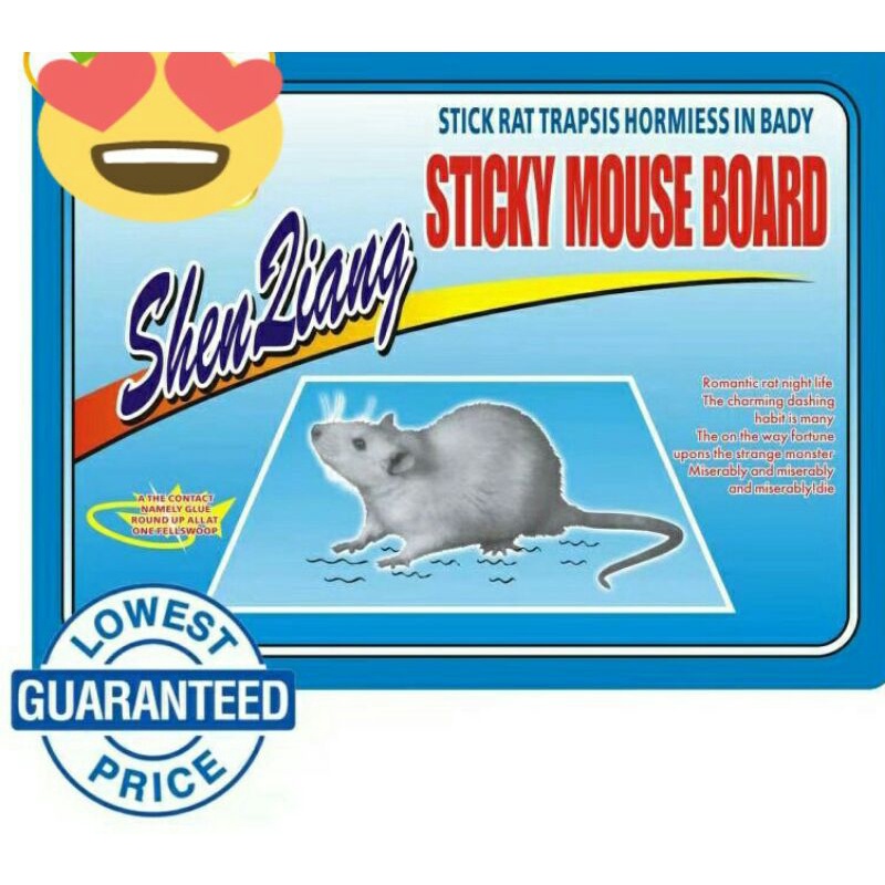 Mouse Land ( Sticky Mouse Board ) Mouse Glue Mouse pad Shopee Philippines