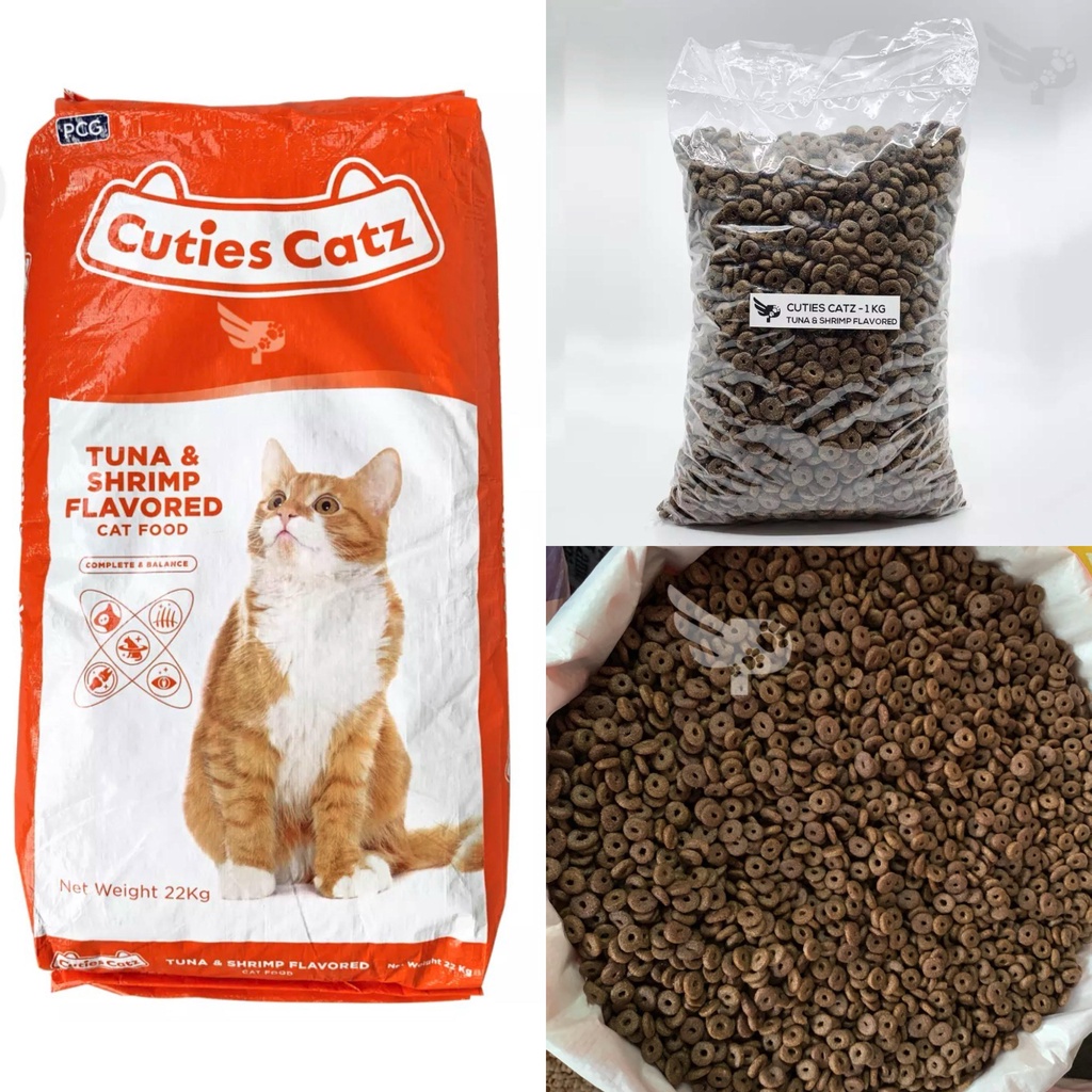 Cuties Catz Tuna & Shrimp 1kg - Cat Dry Food Philippines - Clear ...