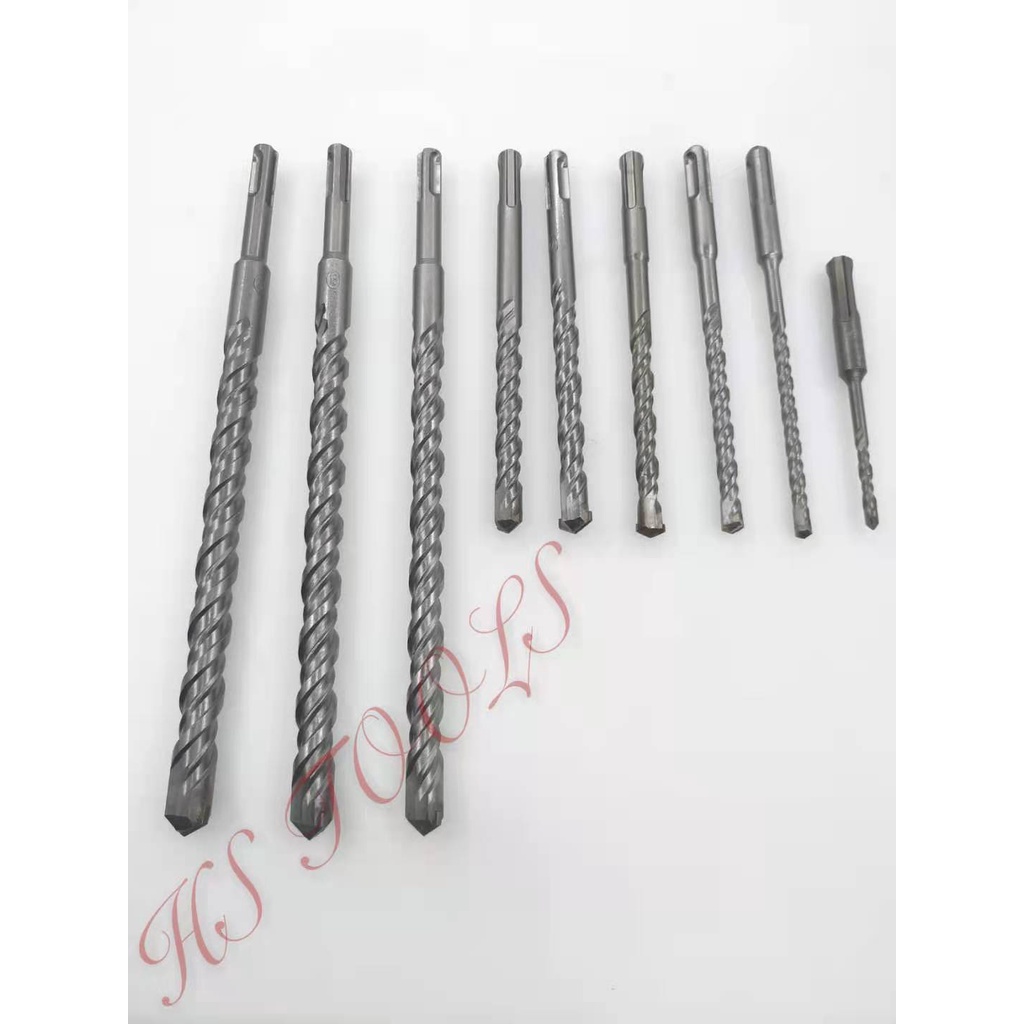 No.2 Carbide Tip Masonry Hammer Drill bit SDS PLUS concrete drill bits