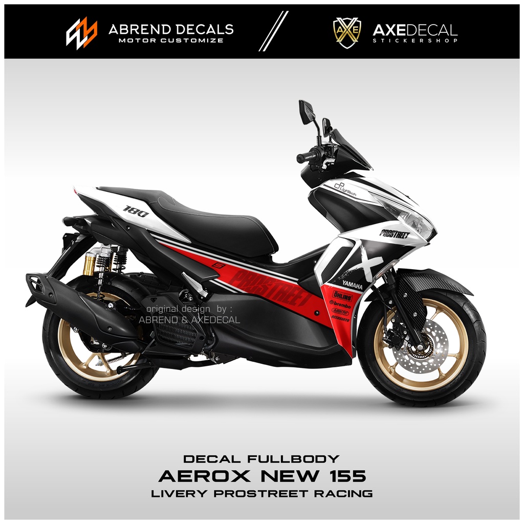 Decal Fullbody Aerox New 155 Livery Prostreet Racing/New Yamaha Aerox ...