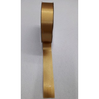 25 yards/lot) Cream White Gold Edge Ribbon high quality satin ribbons gift  packaging ribbons