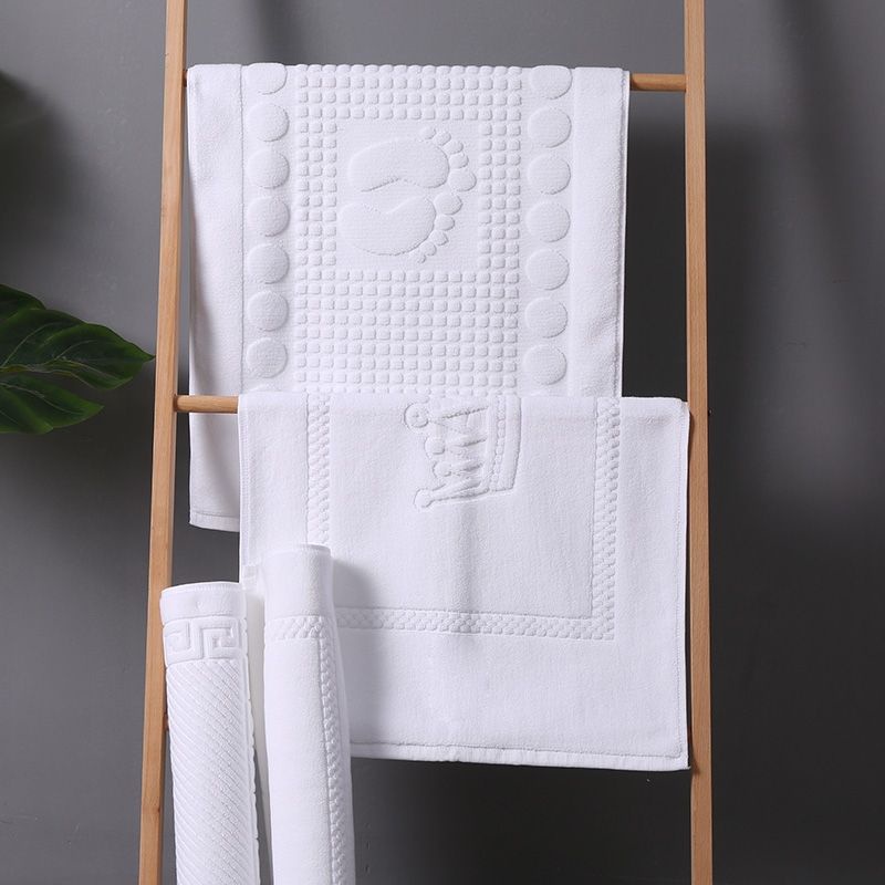 Footprint Bath Mat Towel Washable And Reversible (50*80cm) | Shopee ...