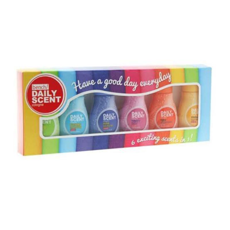 Bench Daily Scents Cologne Set (25mL x 6 pcs.) Shopee Philippines