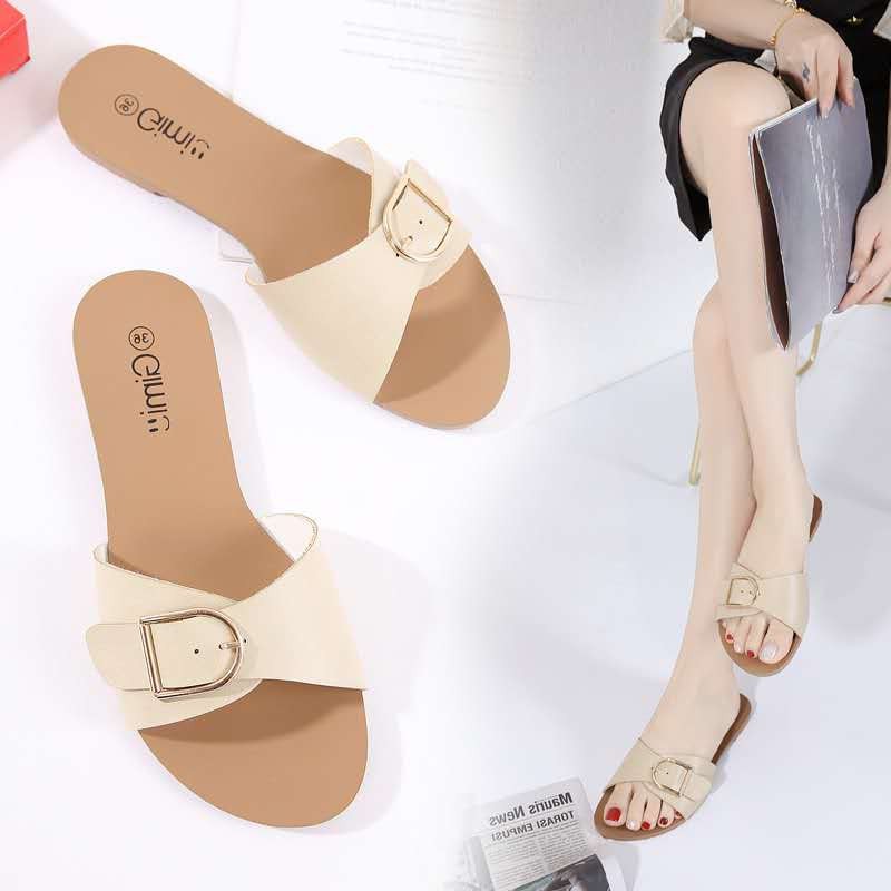 Summer Women Sandals Fashion Flat Slippers Ay 069 Shopee Philippines 