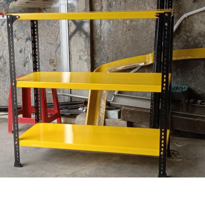 (LR36) Iron Rack 3 Stacking P1m L30 T1m + Rubber Leg Washing Warehouse