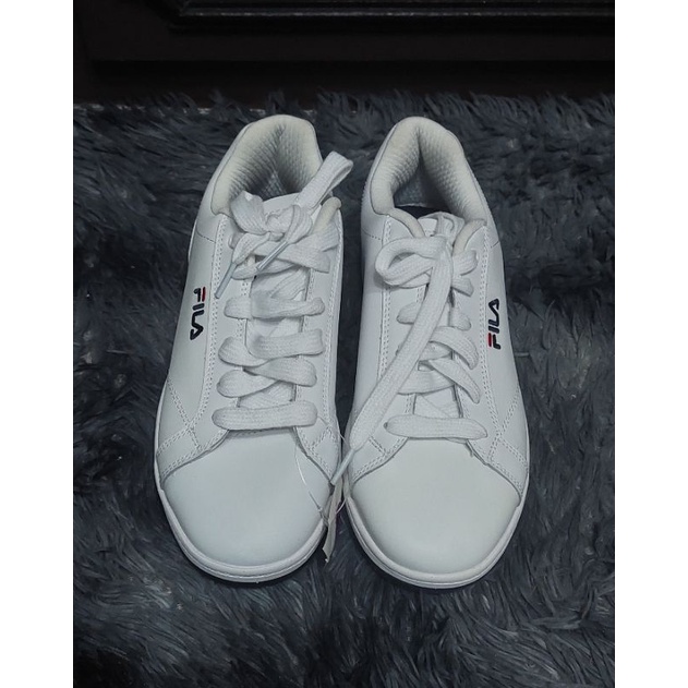 Fila white cheap leather shoes