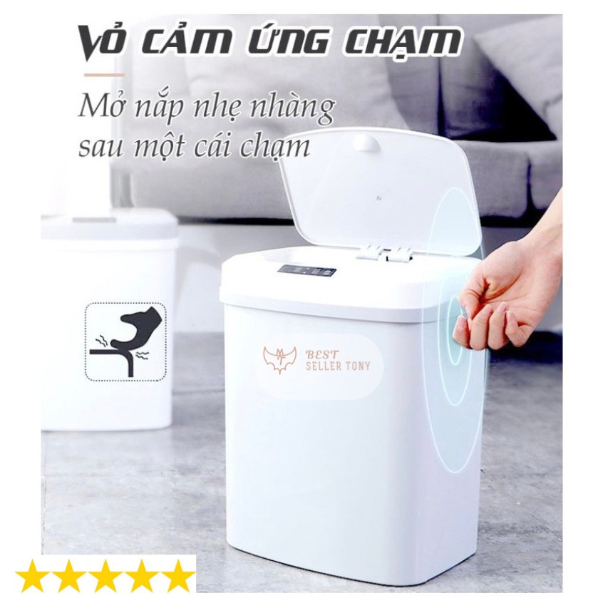 Highend smart touch trash can Shopee Philippines