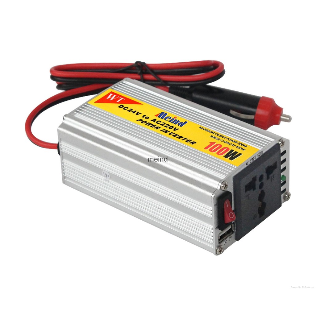 POWER INVERTER DC TO AC 100W (DC12V TO AC240V) Car Power Inverter ...