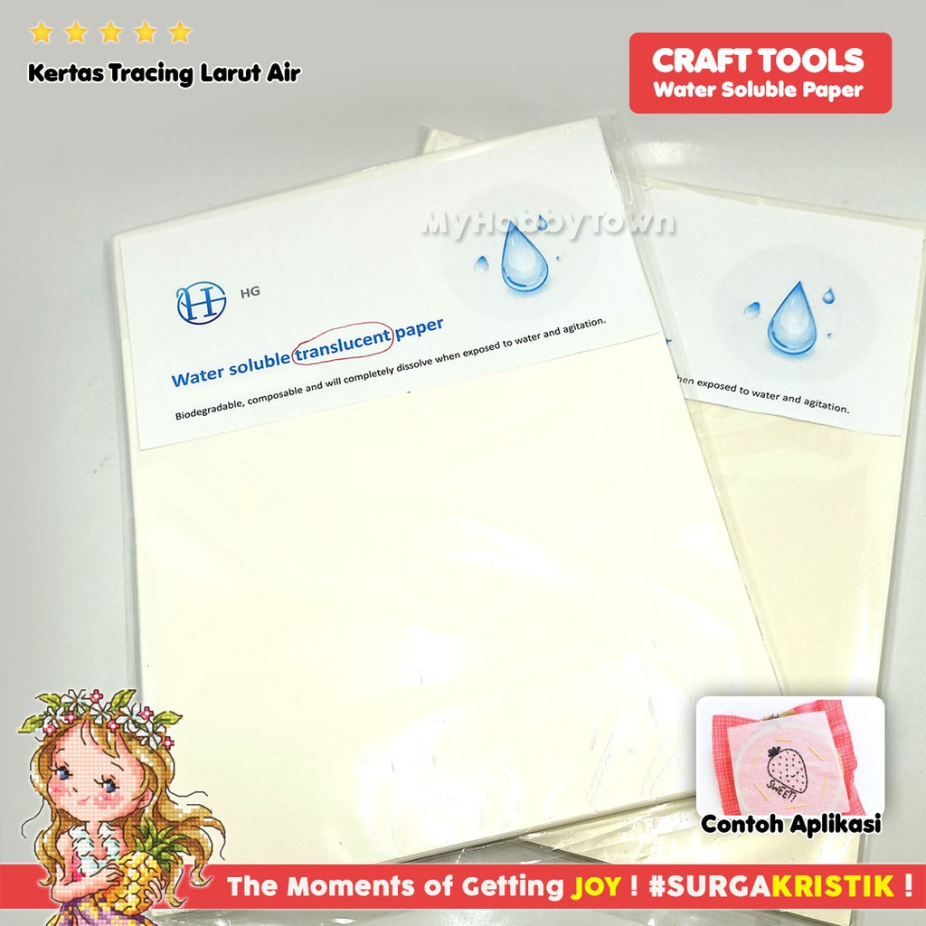 Water Soluble Paper Water Soluble Paper Transfer Paper Embroidery Soap