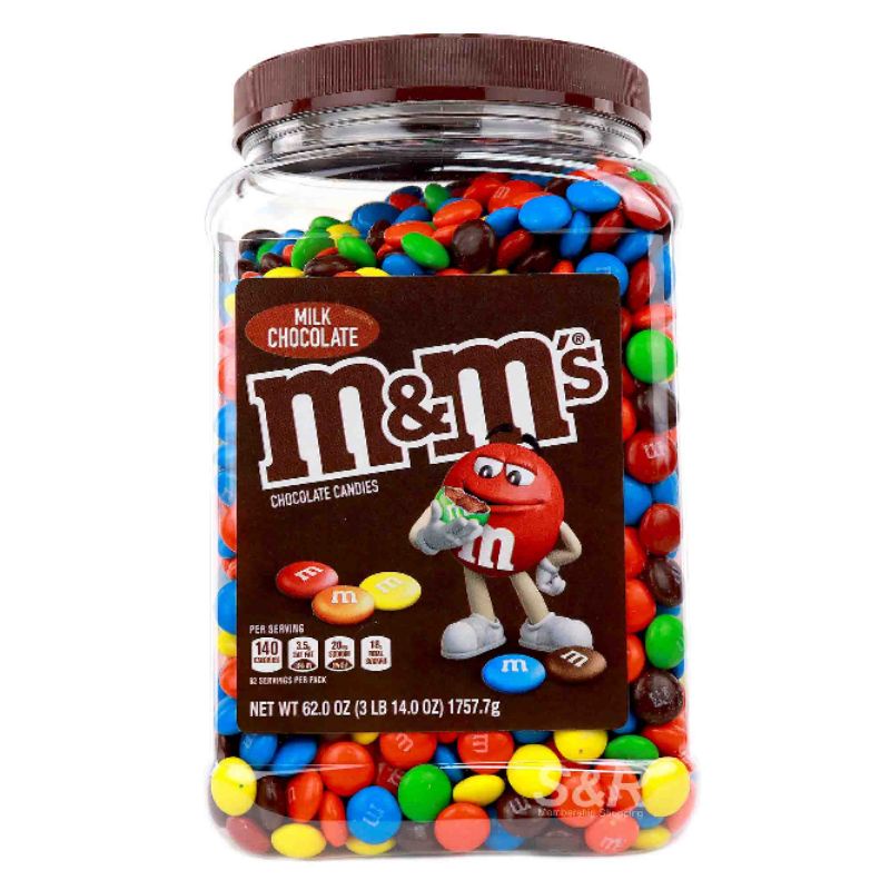 S&r M&m's Milk Chocolate Candies 1758g 