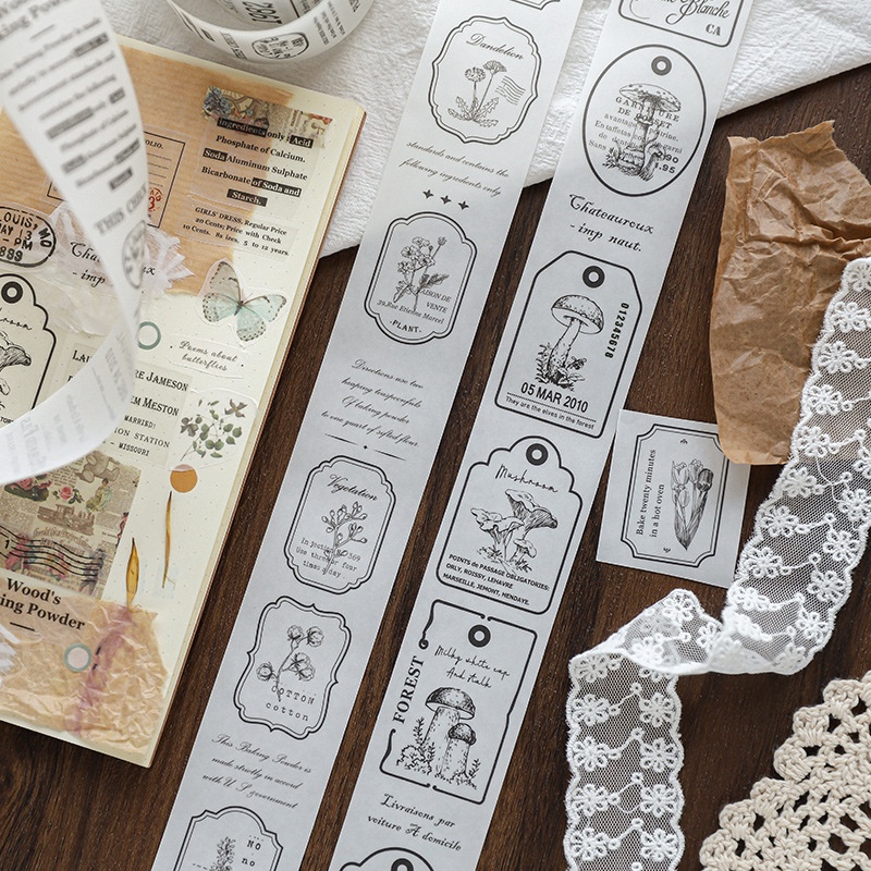 Sulfate Paper Tape Art DIY Release Decorative Stickers 40mm | Shopee ...