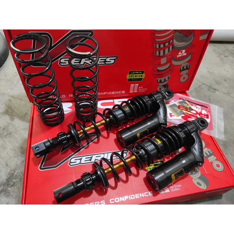 Rcb V Series Dual Shock Absorber Premium Black Vd Vs Ve For Honda Adv Mm Shopee Philippines