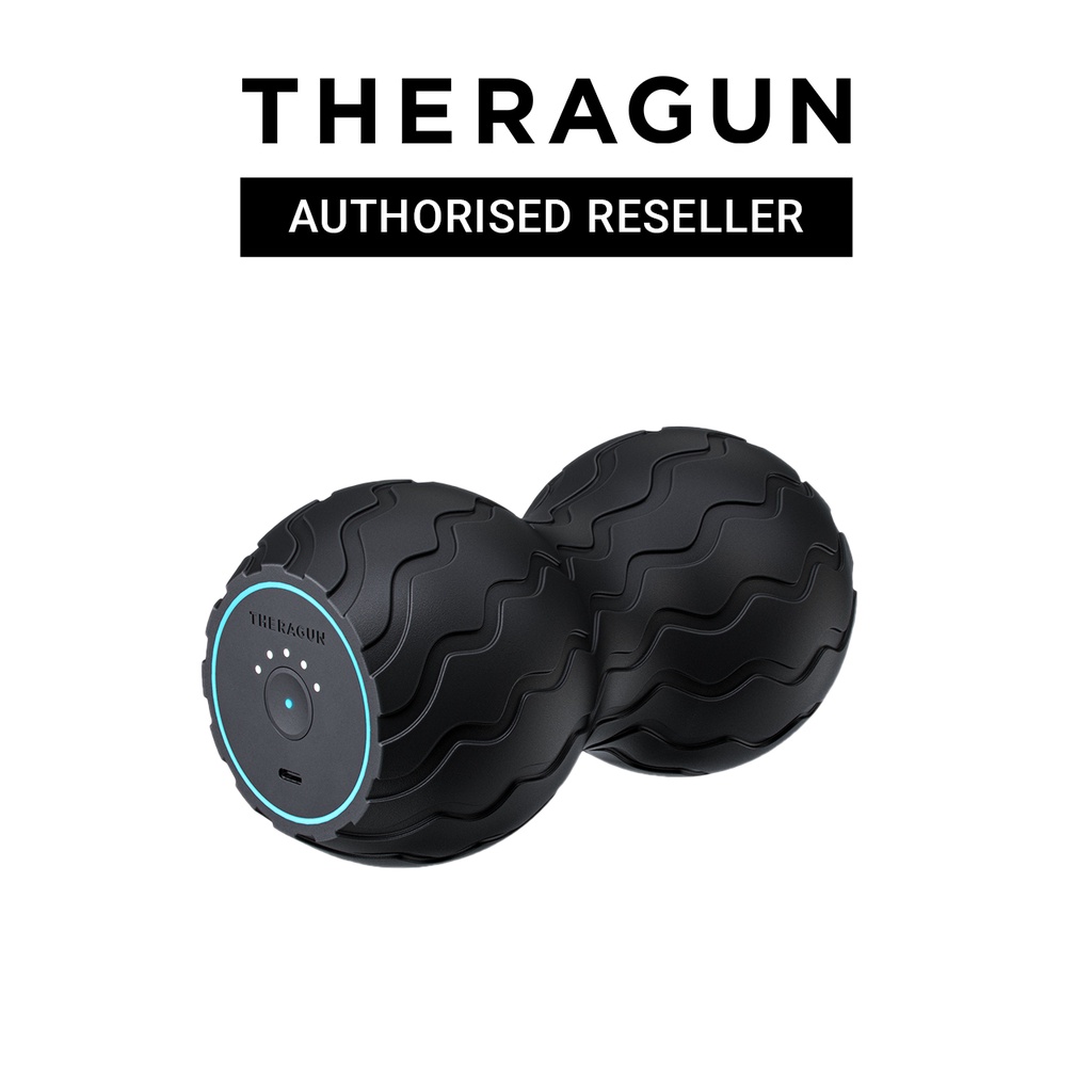 Theragun Wave Duo a Smart Vibrating roller - Contoured to the back ...