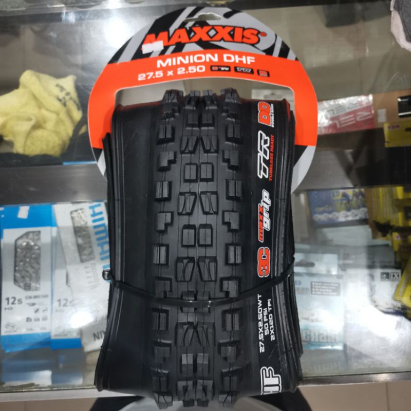 Pneu VTT Maxxis Minion DHF - 27.5 X 2.6 - 3C/EXO/TR - Pour Descente Et Trail Agressif