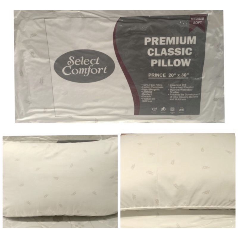 Select Comfort Premium Classic Pillow (MEDIUM SOFT) | Shopee Philippines