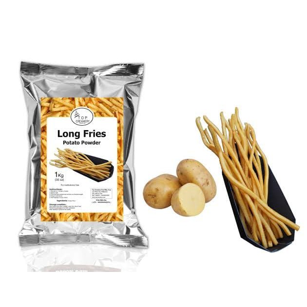 1kg Long Fries (premix powdered-base) | Shopee Philippines