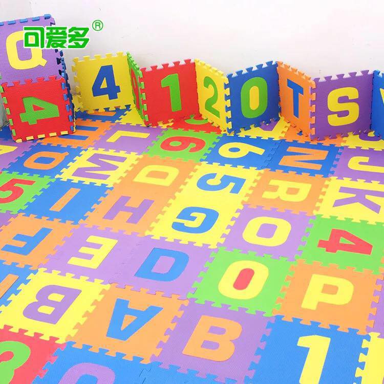PUZZLE MAT PLAIN/NUMBERS/LETTERS 30x30cm ASSORTED 10pcs | Shopee ...