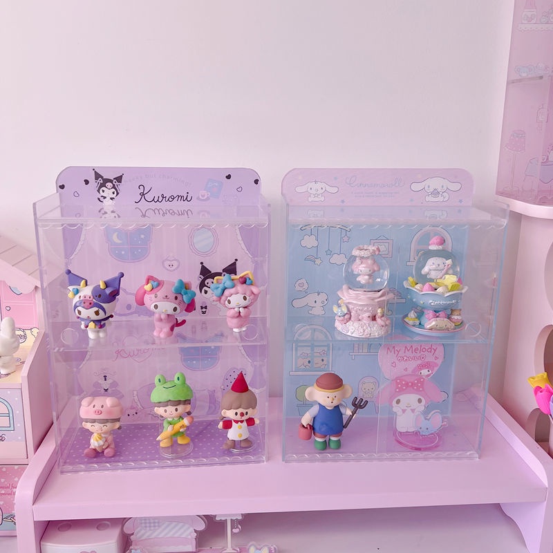 Melody Kuromi Cinnamon Dog Acrylic Storage Rack Blind Box Ornament