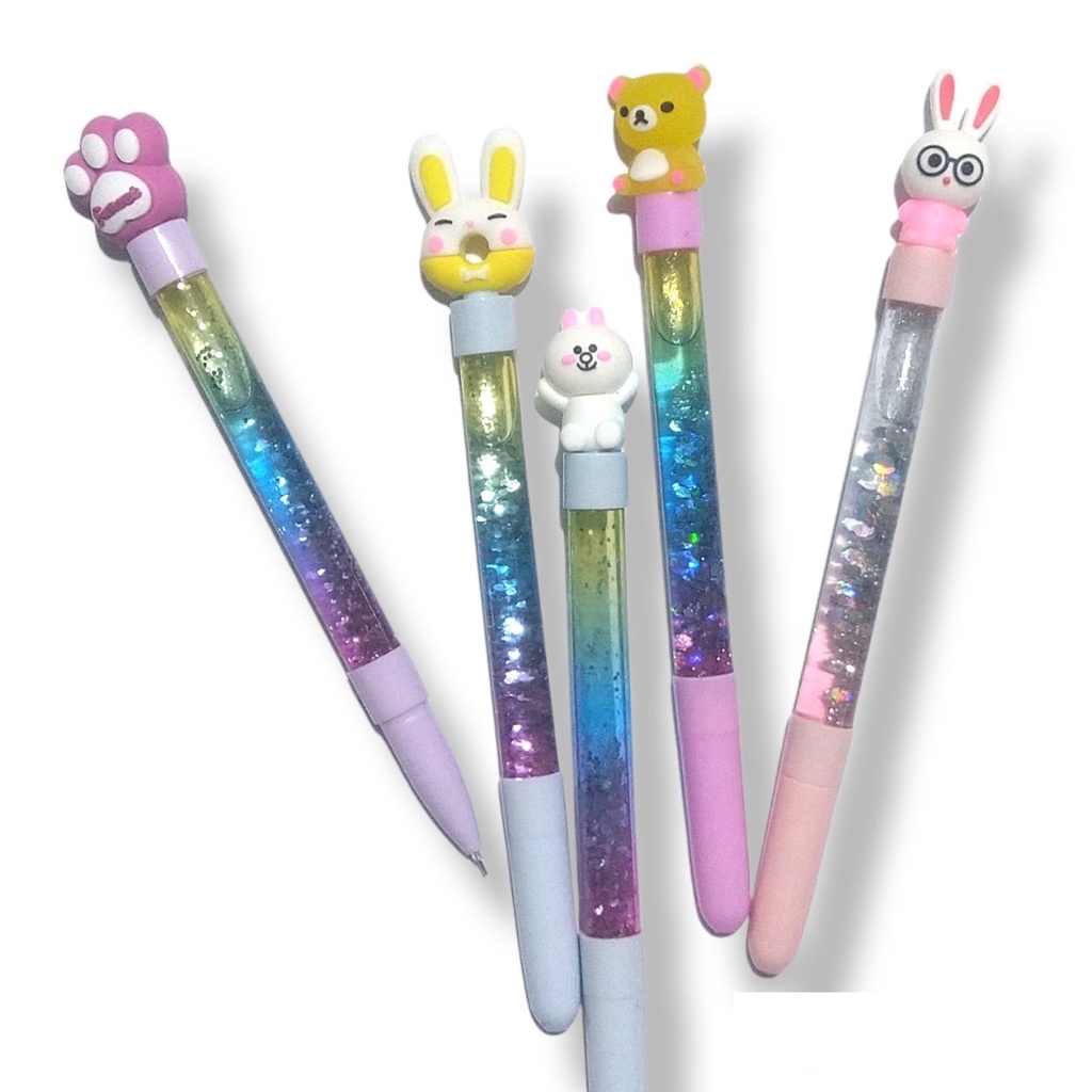 Glitter Body Water Ballpoint Pen Cute MultiShaped Ballpoint Pen