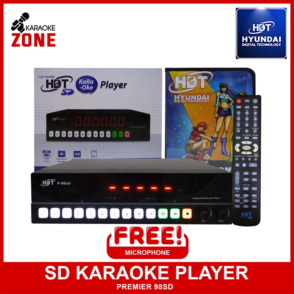 HDT SD Karaoke Player Premier98SD / karaoke Player / USB, SD, MP3