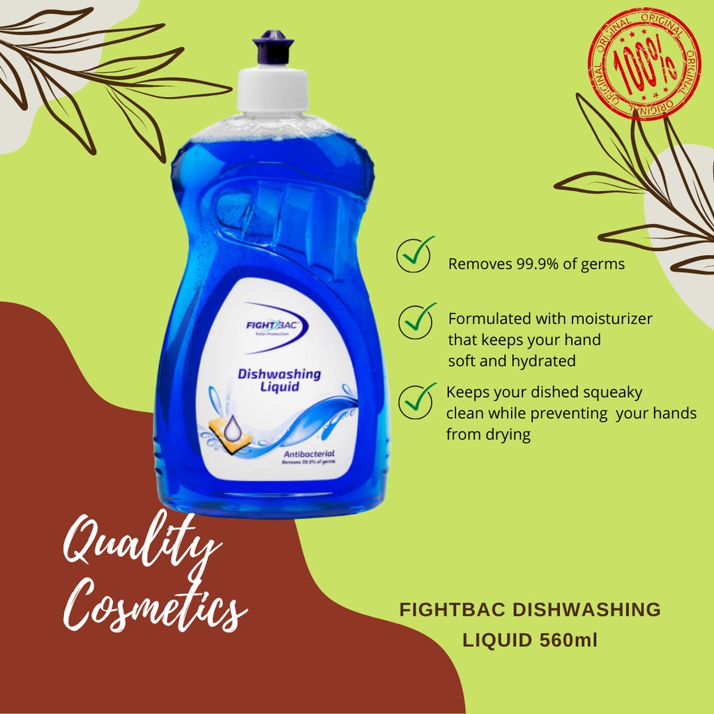 Nworld Fightbac Dishwashing Liquid Antibacterial Kills 99 9 Germs