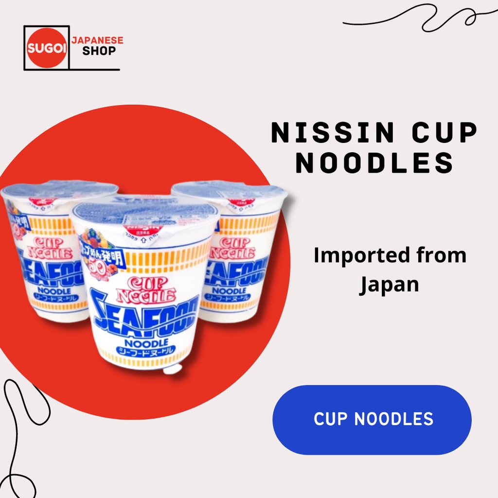 Nissin Cup Noodles | SALE | Imported from Japan 6 Different Flavors in ...