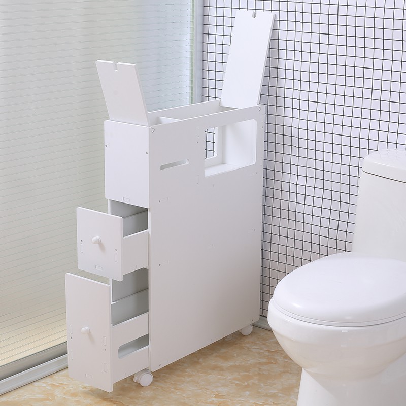 Bathroom Crevice Shelf Toilet Crevice Locker Storage Cabinet Toilet Floor  Narrow Cabinet Toilet Side