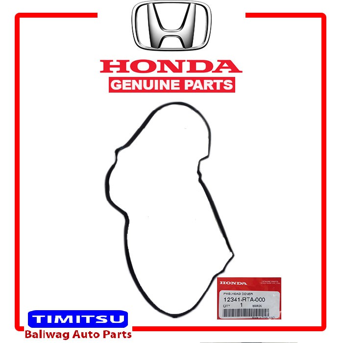 HEAD VALVE COVER GASKET HONDA ACCORD / CIVIC / CR-V PART NO. 12341-RTA ...
