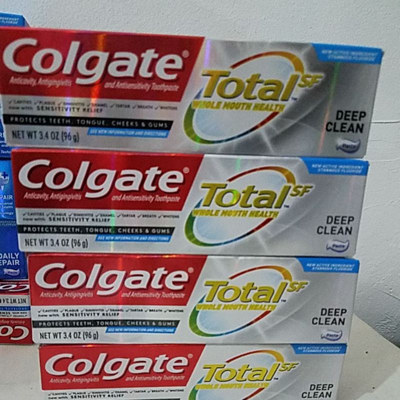 Colgate Total Whitening Toothpaste with Stannous Fluoride Sensitivity ...