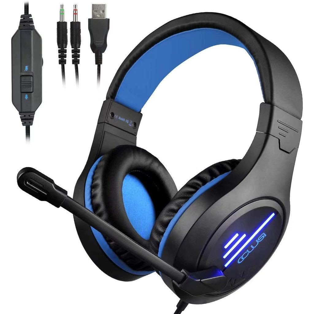 CLS100 computer gaming headset player wired headset with high
