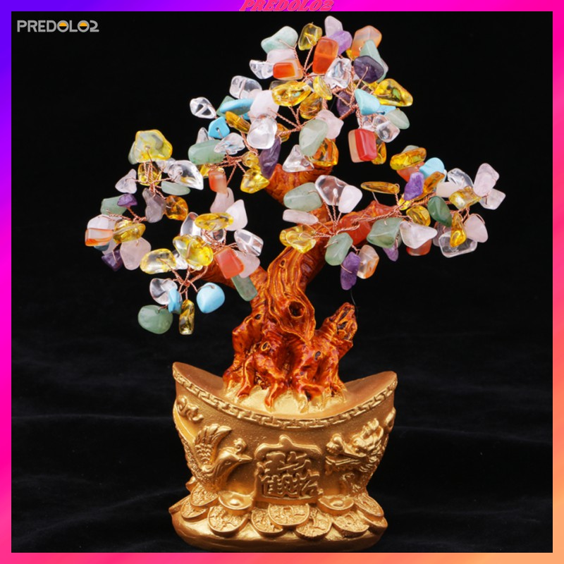 [predolo2] Money Tree Bonsai Feng Shui Bring Wealth Luck Money Tree 