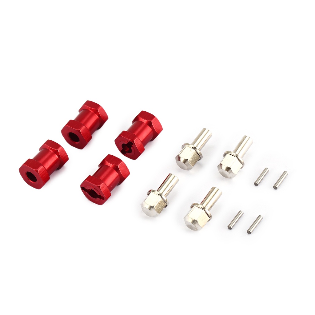4Pcs Metal Extended 7MM Hex Wheel Hubs Combiner +4MM For