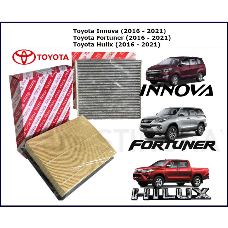 Combo Air Filter And Cabin Filter For Toyota Innova Fortuner Shopee