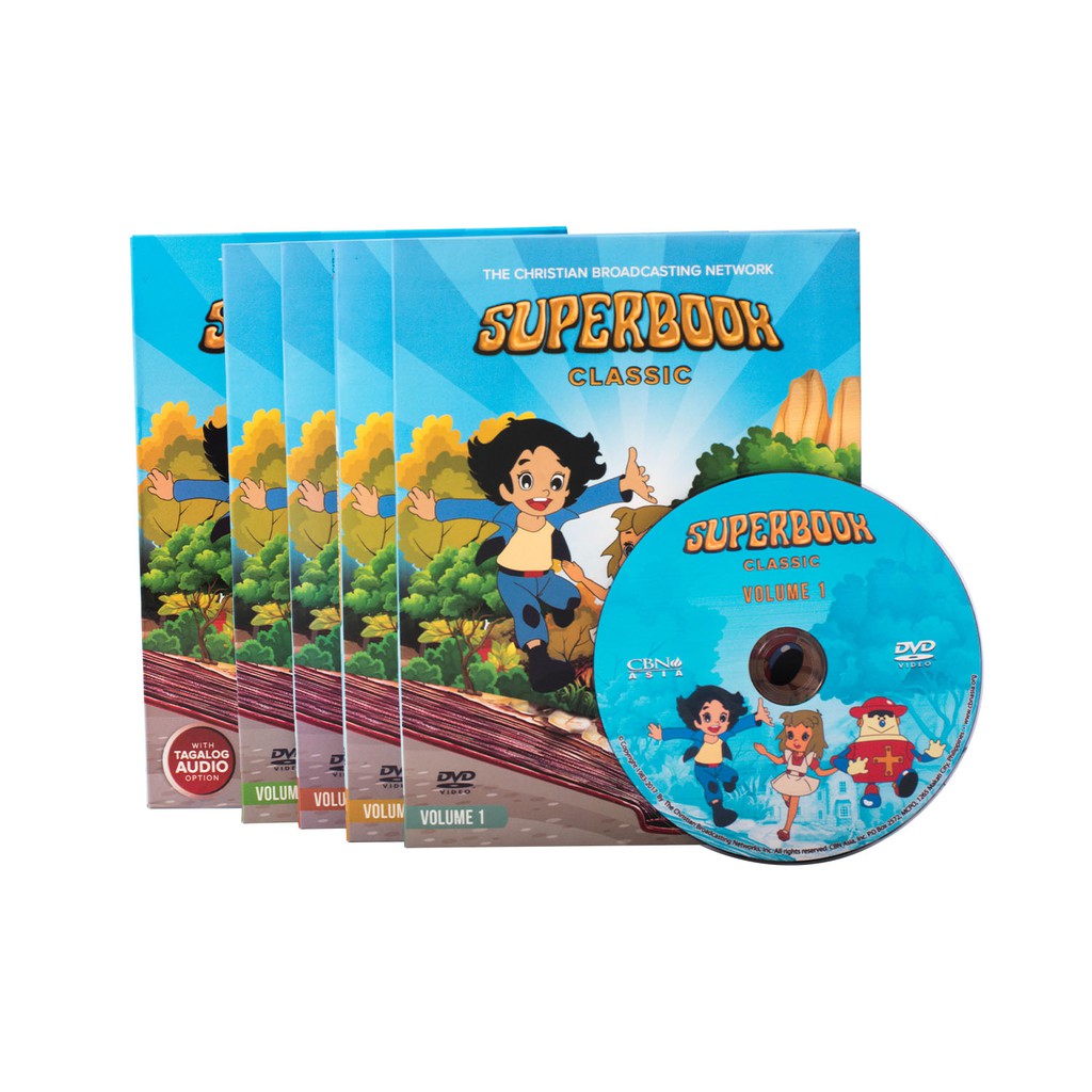 Superbook Classic DVD set Season 1 (Volume 1, 2, 3 and 4) | Shopee ...