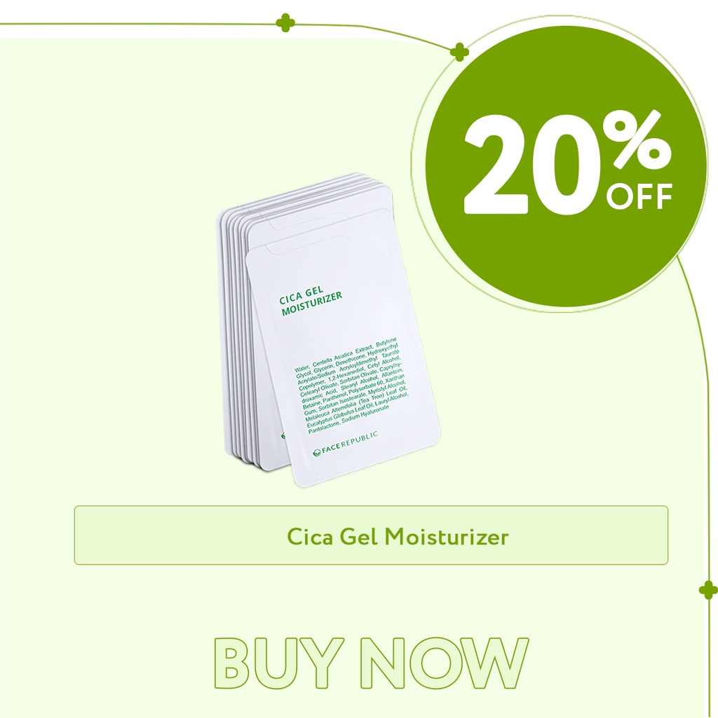 Face Republic Cica Gel Moisturizer 3mL (10 pcs) Shopee Philippines