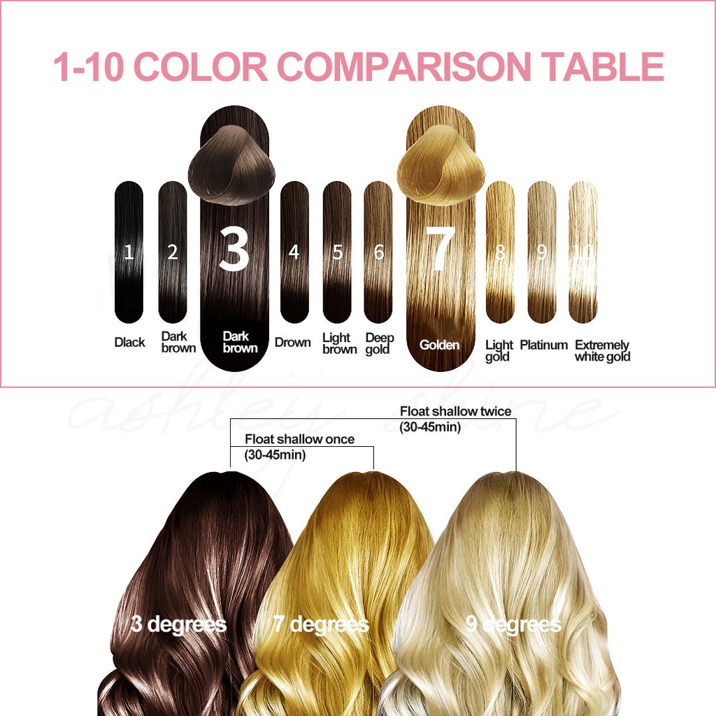 Ashley Shine Hair Dye Bleaching Powder Brightener Color Fade Lower ...