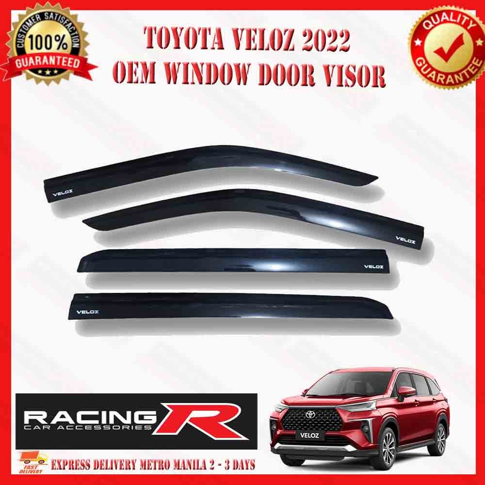 Toyota Veloz 2022 2023 2024 OEM / INJECTION TYPE Window Door Visor ...