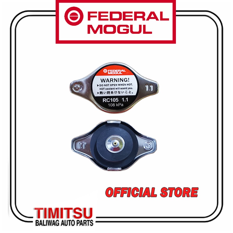FEDERAL MOGUL RADIATOR CAP 16PSI 1.1 KG/CM2 RC105 | Shopee Philippines