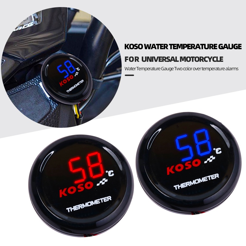 Koso temperature gauge Sensor LED Digital Water Temp