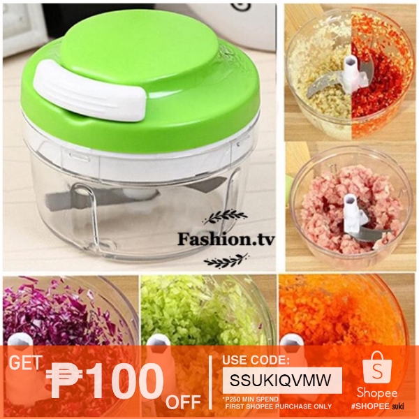 COD Manual Speedy Chopper Vegetable CrusherOnion Cutter Shredder ...