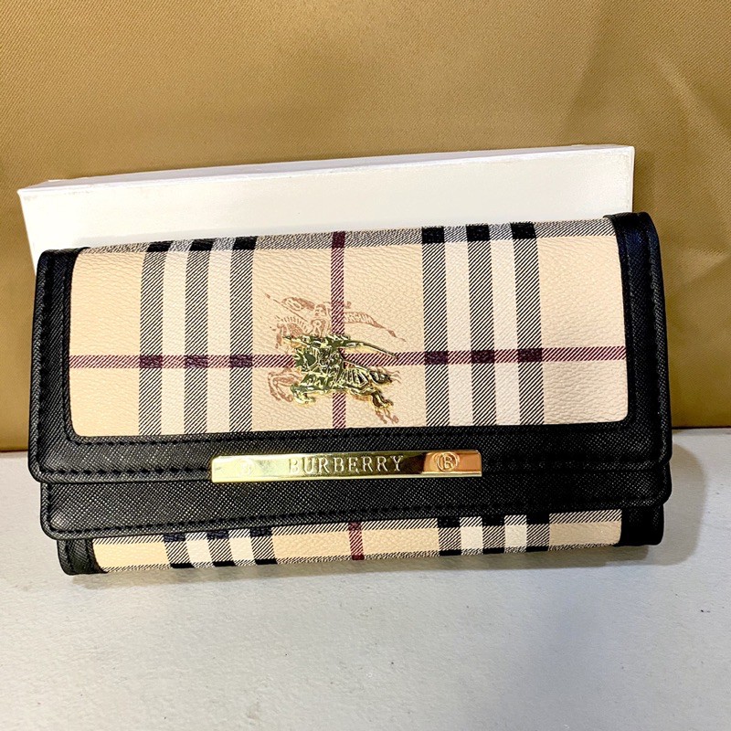 Burberry cheap wallet long